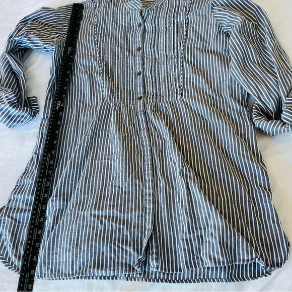 Ruff Hewn Blue and White Striped Shirt - Picture 8 of 12